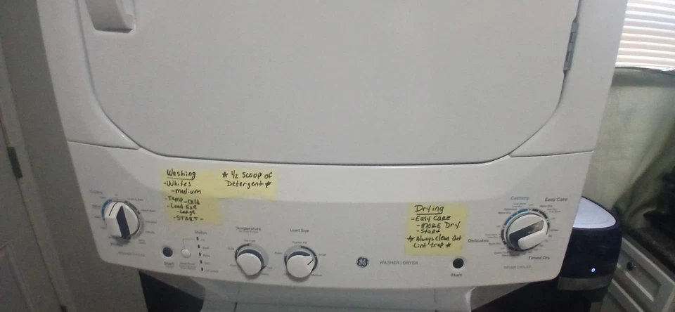Б/у (1 год и отличное состояние товара) комбинированный набор стиральной и сушильной машины GUD27ESSMWW - Изображение 1 из 4
