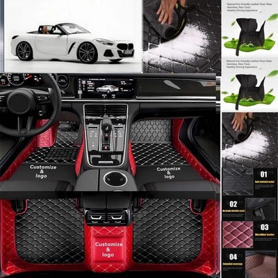 For BMW Z4 Car Floor Mats Luxury Waterproof Carpets Liners Interior Auto Foto 1 de 4