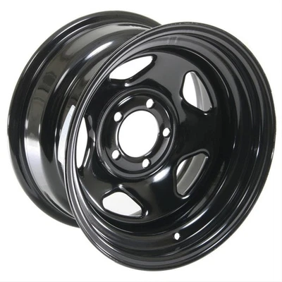 Cragar Black Steel V-5 Wheels 15"x8" 5x4.5" BC Set of 4 - Image 1 of 3