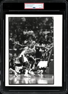 1990 Michael Jordan "Blocking Miller" TYPE 1 Original Photo by Cherney PSA - Picture 1 of 2