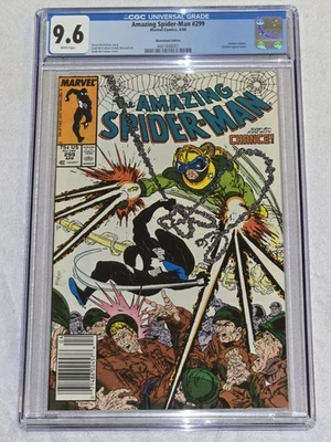 QUIOSCO THE ASZING SPIDER-MAN #299 CGC 9,6 PÁGINAS BLANCAS. Foto 1 de 2