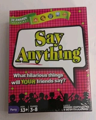 Say Anything -Family Fun Party Board Game 2017 New Sealed  - Image 1 of 4