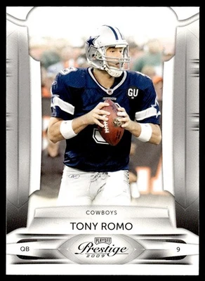 2009 Playoff Prestige Tony Romo Dallas Cowboys #27 - Image 1 of 2