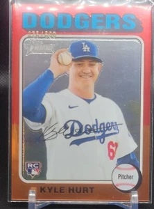 Kyle Hurt 2024 Topps Heritage High Number - #609 Cromo (RC) /699 Dodgers - Imagen 1 de 2