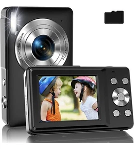 Digital Camera, FHD 1080P Digital Camera for Kids with 32GB Card, 16X Zoom,... - Picture 1 of 6
