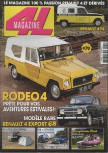 4L MAGAZINE 79 RENAULT 4 F4 86 R4 EXPORT 68 R4 GENDARMERIE TEILHOL RODEO 4 1980 - Imagen 1 de 2