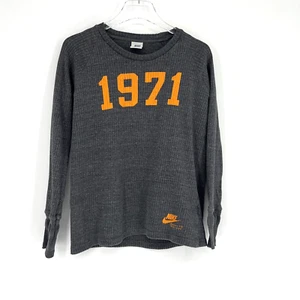 VTG Nike Sportswear S Limited Issue 1971 Beaverton Portugal Gray Organic Cotton - Picture 1 of 8