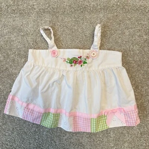 Copper Key super cute turtle embroidered white dress size 3T summer top - Picture 1 of 7