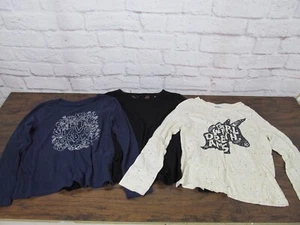 Lot of 3 Old Navy shirts girls size 10-12 multicolor long sleeves - Picture 1 of 11