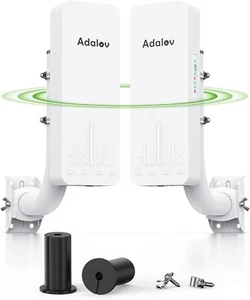 Pont sans fil point à point extérieur : pont WiFi CPE661 Gigabit 5,8 GHz 3 km - Photo 1/9