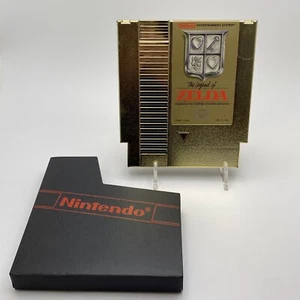 Cartuccia The Legend of Zelda Gold (Nintendo NES, 1987) con antipolvere - Testata! - Foto 1 di 15