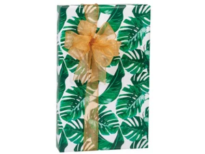 TROPICAL PALMS Design 24" Gift WRAPPING Paper Choose Length Amount - Picture 1 of 1