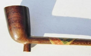 Antique French Briar Wood Estate Pipe Original Label ca. 1880 Cutty Pipa Pfeife - Picture 1 of 5