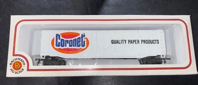Bachmann Electric Trains Coronet Paper Products HO Scale 51' Box Pulpwood Car - Image 1 of 4