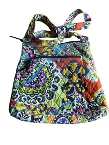 Vera Bradley RIO Hipster Shoulder Bag Zip Pockets Floral Retired Medium - Picture 1 of 12
