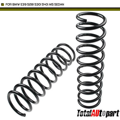 2 件悬挂线圈弹簧后适用于宝马 E39 528i 530i 540i M5 Sedan 33531093633 — 第 1/4 张图片