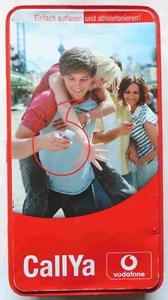 alte vodafone Blechdose CallYa D2 rot - Bild 1 von 6
