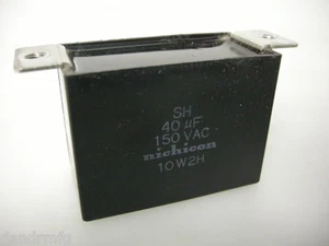 NICHICON CAPACITOR SH 40 UF 150 VAC 10W2H - Bild 1 von 7