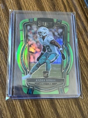 2022 Panini Select Football Kader Kohou Rc Green Die-Cut /299 - Image 1 of 2