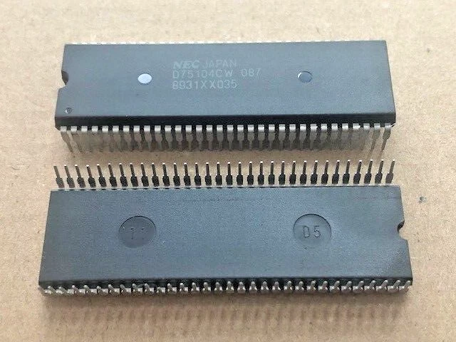 1 Stück Integrierte Schaltung - UPD75104CW - NEC - Japan - DIP64 - Vintage - Image 1 of 1