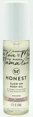 The Honest Company Glow On Body & Growing Belly Oil Unscented 4.2 fl.oz. - Image 1 of 2