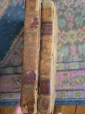 Tytler's Elements of General History: Ancient and Modern 1821 rare copy 2 vol - Image 1 of 4