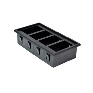 Kit de carcasa de soporte de interruptor de tablero rockero soporte de interruptor para barcos de automóviles - 4 piezas - Imagen 1 de 7