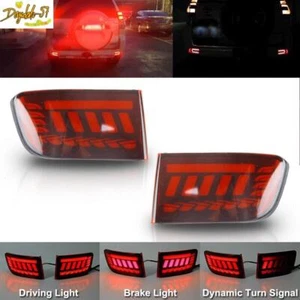 For Toyota Land Cruiser Prado 2002-09 LED Rear Bumper Brake Light Lamp Red Len - Picture 1 of 12