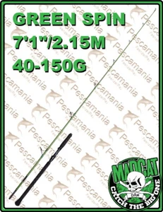 Canna Madcat GREEN SPIN 7'1"/2.15M 40-150G heavy spinning siluro - Photo 1/6