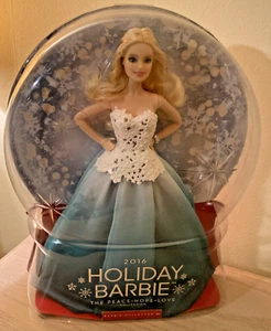 Mattel Holiday Barbie Doll “The Peace*Hope*Love” 2016 Collection (NRFB) - Picture 1 of 6