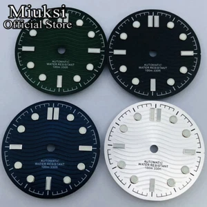 Miuksi 31mm watch dial luminous fit NH35 NH36 ETA2824 2836 Miyota8215 2813 3804 - Picture 1 of 11
