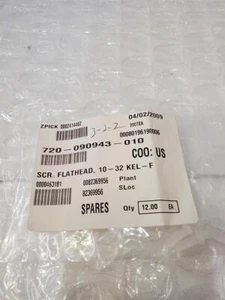 720-090943-010 SCR. CABEZAL PLANO, 10-32 KEL-F - Imagen 1 de 5
