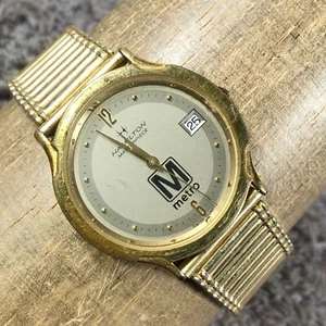 Vtg Hamilton Masterpiece Men 9234 Date Quartz For Watch Parts Or Repair Only - Picture 1 of 12