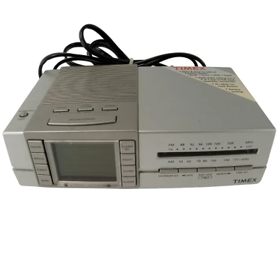 Timex T433S Nature Sounds AM/FM Triple Alarm Clock Radio with Snooze & Sleep Tim - Image 1 of 4