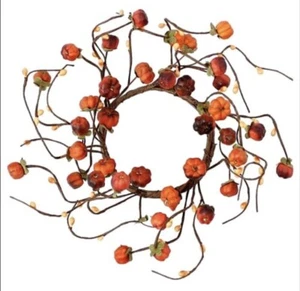 3-1/2" PUMPKIN Podka & PIPS Pipberry Candle Ring Fall Halloween Decorative... - Picture 1 of 1