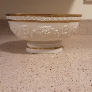 Ciotola Sirena Alata Porcellain D'Arte Agostinelli Italia Porcellana Neoclassica - Foto 1 di 13
