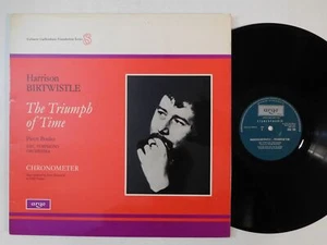 avant tape 20th century BOULEZ Birtwistle Triumph Of Time, Chronometer ARGO LP - Picture 1 of 6