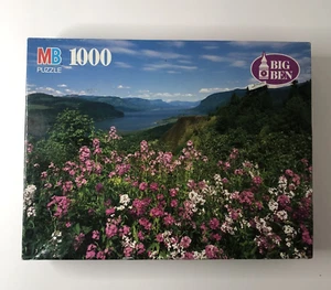 Rompecabezas Milton Bradley Big Ben Columbia River Gorge, Oregon 1000 piezas NUEVO - Imagen 1 de 7
