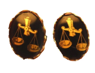 Vintage Scale Cuff Links Balance Scales Cufflinks - Image 1 of 2