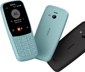 Unlocked Nokia220 4G FM radio Bluetooth 0.3MP 24MB 16MB RAM cell Phone Dual SIM - Picture 1 of 8