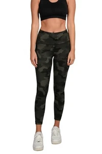  $88 Yogalicious LUX High Waist Ankle Leggings Size LARGE in Camo Army Green - Picture 1 of 10