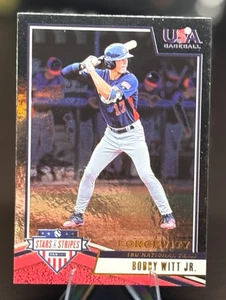 2019 Panini Stars & Stripes Bobby Witt Jr. Longevity USA Baseball - Picture 1 of 2