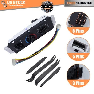 Fit For Jeep Wrangler TJ HVAC AC A/C & Heater Control with Blower Motor Switch - Imagem 1 de 4