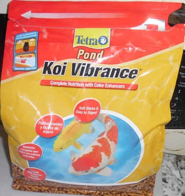 TetraPond 1.8 lbs Koi Vibrance Color Enhancing Sticks Koi & Goldfish Food - Image 1 of 3