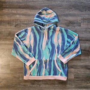adidas originals R.Y.V. Marbled Paint Pastel AOP Hoodie Sweatshirt Size Medium - Picture 1 of 9