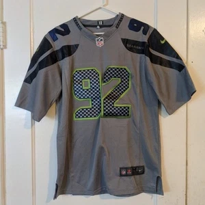 Seattle Seahawks 92 Jones Jersey Mens Med Gray - Picture 1 of 20