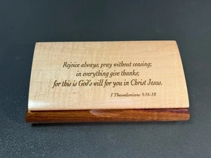 Mike Mikutowski Holzbearbeitung lockiger Ahorn Tschetschenien Holz Schmuck Schmuckkästchen Neu! - Bild 1 von 3