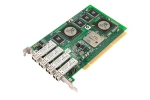Network Card Qlogic QLA2344 4x2GbE FC PCI-X FC2610405-02 - Bild 1 von 6