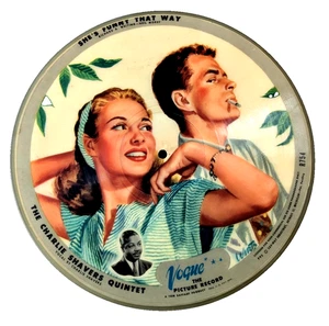 VOGUE 10" PICTURE DISC, #R754, CHARLIE SHAVERS QUINTET - Picture 1 of 2