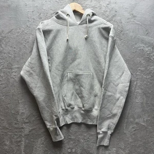 Sudadera con Capucha Vintage Años 70 Champion Retro Etiqueta Roja Tejido Inverso Gris Talla Grande EE. UU. - Imagen 1 de 9